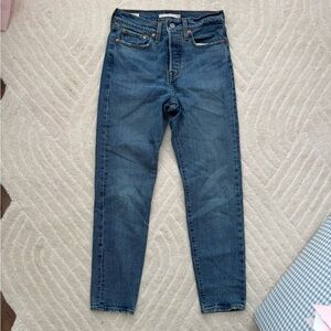 Levi's Blue Wedgie Straight Leg Jeans